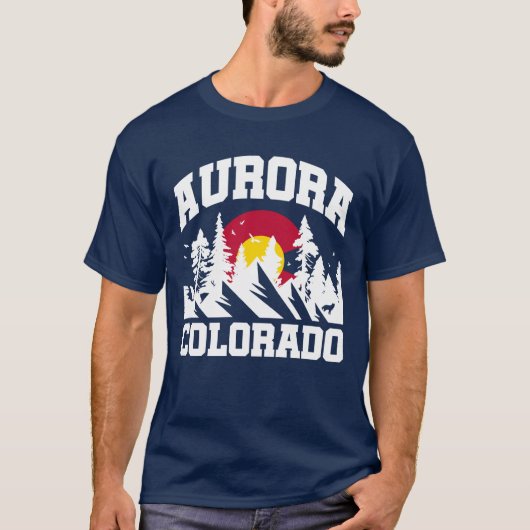 コロラド州,オーロラ Tシャツ (正面)