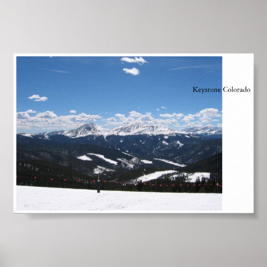 コロラド州，キーストーン ポスター (正面)