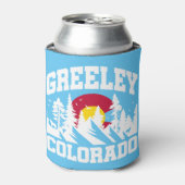 コロラド州，グリーリー 缶クーラー (缶正面)