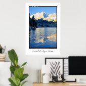 コロラド州,コロラド州,《植物》アスペンのMaroon Bells in Ice ポスター (ホームオフィス)