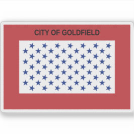 コロラド州,ゴールドフィールド州旗 シール