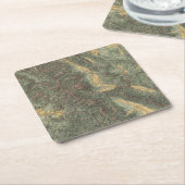 コロラド州 スクエアペーパーコースター (アングル)