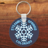 コロラド州,スティームボート春 キーホルダー (正面)
