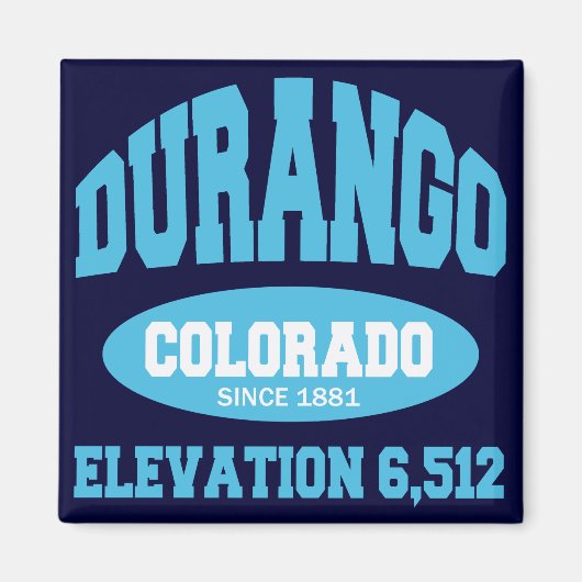 コロラド州，デュランゴ マグネット (正面)