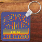コロラド州，デンバー キーホルダー (裏面)