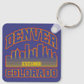 コロラド州，デンバー キーホルダー (裏面)