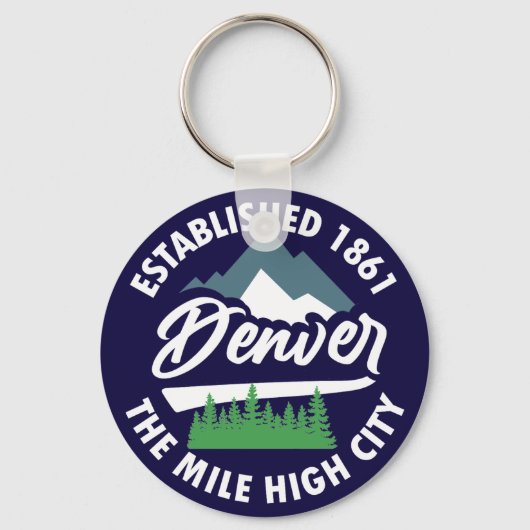 コロラド州，デンバー キーホルダー (正面)