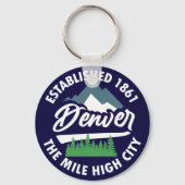 コロラド州，デンバー キーホルダー (裏面)