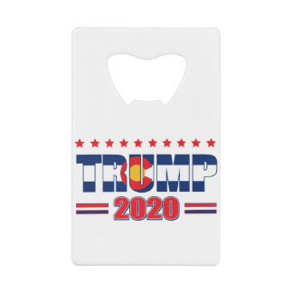 コロラド州 – トランプ2020 クレジットカード栓抜き