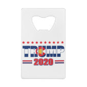 コロラド州 – トランプ2020 クレジットカード栓抜き (裏面)