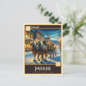 コロラド州，パーカー |ヴィンテージはがき ポストカード (スタンド正面)