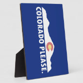 コロラド州 フォトプラーク (側面)