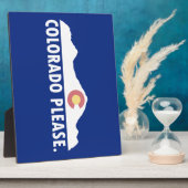 コロラド州 フォトプラーク (側面)