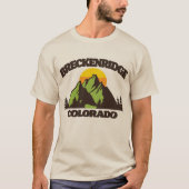 コロラド州，ブリッケンリッジ Tシャツ (正面)