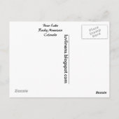 コロラド州,ベアレイク ポストカード (裏面)