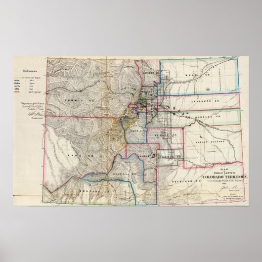 コロラド州 ポスター (正面)