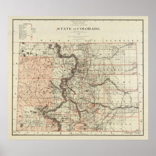 コロラド州 ポスター (正面)