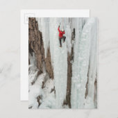 コロラド州，マン登山アイス ポストカード (正面/裏面)