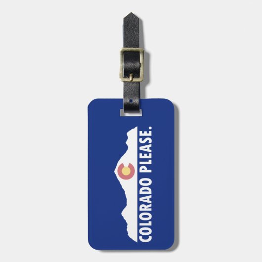 コロラド州 ラゲッジタグ (正面縦)