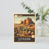 コロラド州，リトルトン |ヴィンテージはがき ポストカード (スタンド正面)