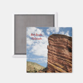 コロラド州，レッドロックス マグネット (正面/裏面)