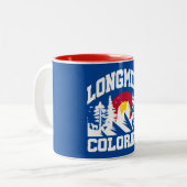 コロラド州，ロングモント ツートーンマグカップ (正面左)