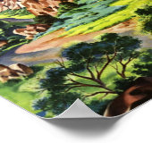 コロラド州、ヴィンテージ旅行ポスター ポスター (角)