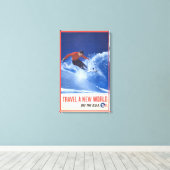 コロラド州《植物》アスペンのヴィンテージ旅行ポスター キャンバスプリント (インサイチュ (ウッドフロア))