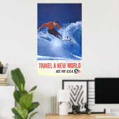 コロラド州《植物》アスペンのヴィンテージ旅行ポスター ポスター (ホームオフィス)