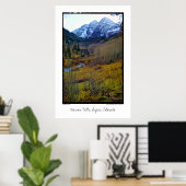 コロラド州,《植物》アスペン,マルーンベル ポスター (ホームオフィス)