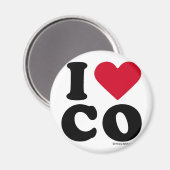 コロラド州 – 私はコロラド州を愛する マグネット (正面/裏面)