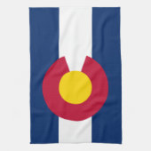 コロラド州:米国州旗 キッチンタオル (縦)