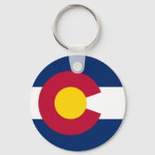 コロラド州：米国州旗 キーホルダー (裏面)