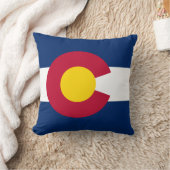 コロラド州:米国州旗 クッション (ブランケット)