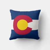 コロラド州:米国州旗 クッション (裏面)