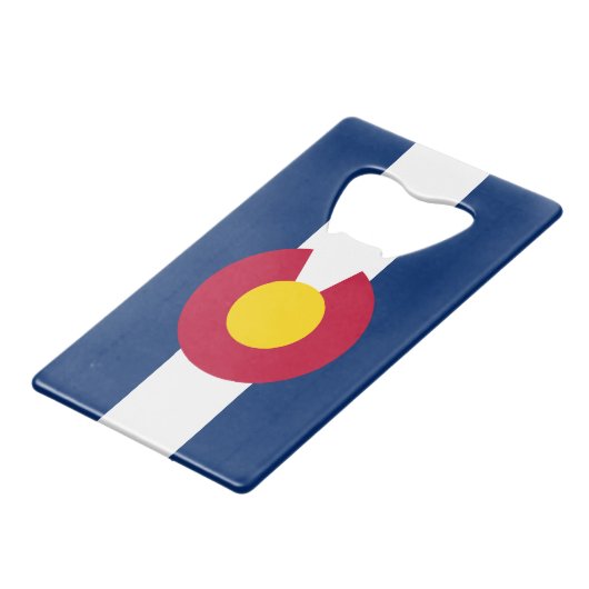 コロラド州:米国州旗 クレジットカード栓抜き (裏面アングル)