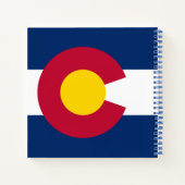 コロラド州：米国州旗 ノートブック (裏面)