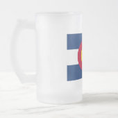 コロラド州：米国州旗 フロストグラスビールジョッキ (左)