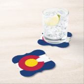 コロラド州：米国州旗 ペーパーコースター (インサイチュ)