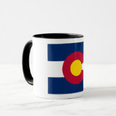 コロラド州：米国州旗 マグカップ (正面左)
