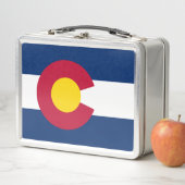 コロラド州:米国州旗 メタルランチボックス (インサイチュ)