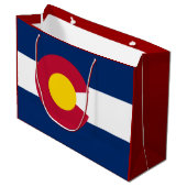 コロラド州：米国州旗 ラージペーパーバッグ (正面アングル)