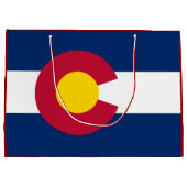 コロラド州：米国州旗 ラージペーパーバッグ (裏面)