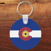 コロラド州(自転車カセット) キーホルダー (正面)