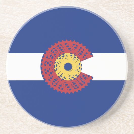 コロラド州（自転車カセット） コースター (正面)