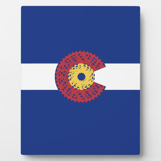 コロラド州（自転車カセット） フォトプラーク (正面)