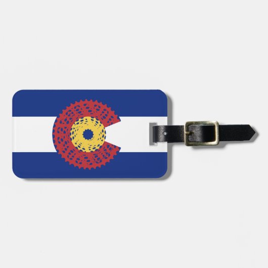 コロラド州（自転車カセット） ラゲッジタグ (正面横)