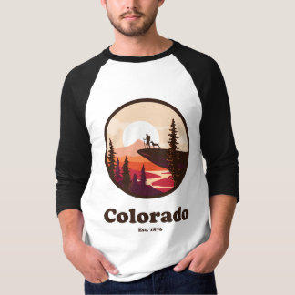 コロラド州 設立1876 レトロ Tシャツ
