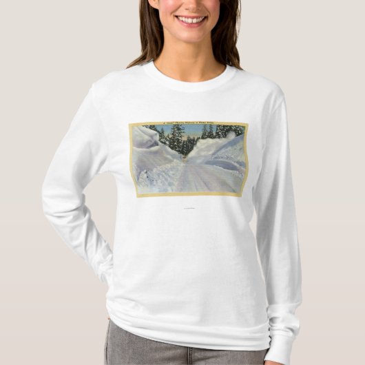 コロラド州"Snogo"の除雪機のClearningの冬 Tシャツ (正面)