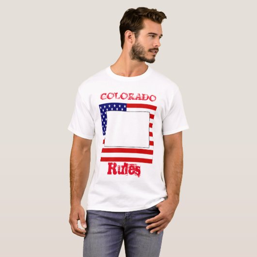 コロラド州 Tシャツ (正面フル)